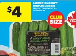 Real Canadian Superstore FARMER'S MARKET MINI CUCUMBERS, 11' S offer