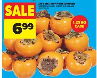 Real Canadian Superstore CASE TRIUMPH PERSIMMIONS, 1.25 KG CASE offer