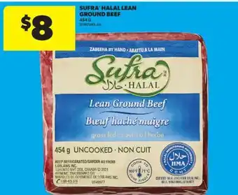 Real Canadian Superstore SUFRA HALAL LEAN GROUND BEEF, 454 G offer