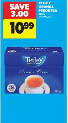 Real Canadian Superstore TETLEY ORANGE PEKOE TEA, 216' S offer