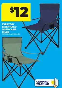 Real Canadian Superstore EVERYDAY ESSENTIALS QUAD CAMP CHAIR offer