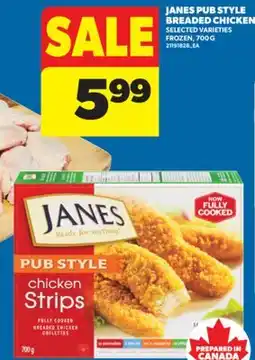 Real Canadian Superstore JANES PUB STYLE BREADED CHICKEN, 700G offer