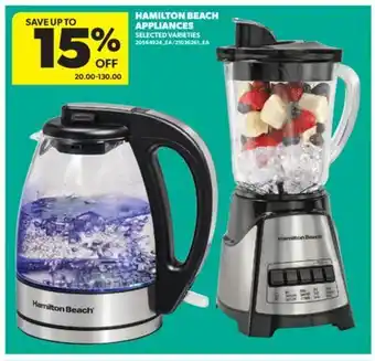 Real Canadian Superstore HAMILTON BEACH APPLIANCES offer