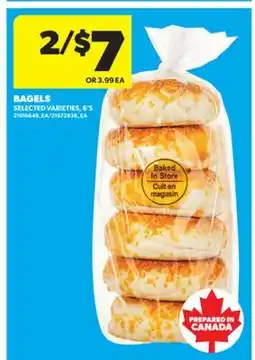 Real Canadian Superstore BAGELS, 6'S offer