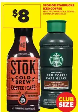 Real Canadian Superstore STOK OR STARBUCKS ICED COFFEE offer