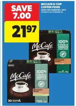Real Canadian Superstore MCCAFE K-CUP COFFEE PODS, 30' S offer