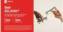 Real Canadian Superstore JOE FRESH OR FRESHSPEX ADULT EYEGLASSES offer