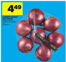 Real Canadian Superstore FARMERS MARKET RED ONIONS, 3 LB offer