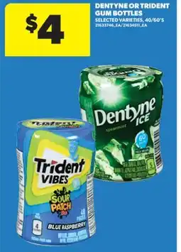 Real Canadian Superstore DENTYNE OR TRIDENT GUM BOTTLES, 40/60'S offer