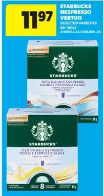Real Canadian Superstore STARBUCKS NESPRESSO VERTUO, 68-100 G offer