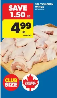 Real Canadian Superstore SPLIT CHICKEN WINGS offer