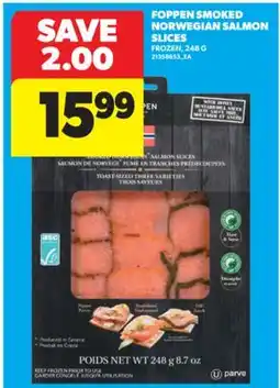 Real Canadian Superstore FOPPEN SMOKED NORWEGIAN SALMON SLICES, 248 G offer