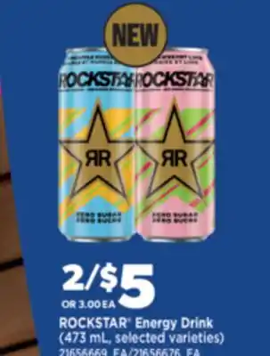 Real Canadian Superstore ROCKSTAR ENERGY DRINK, 473 ML offer