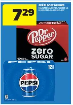 Real Canadian Superstore PEPSI SOFT DRINKS, 12X355 ML offer