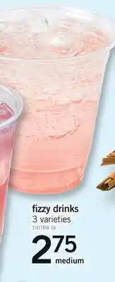 Fortinos FIZZY DRINKS, MEDIUM offer