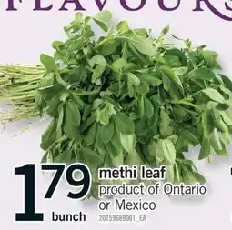 Fortinos METHI LEAF offer