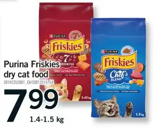 Fortinos PURINA FRISKIES DRY CAT FOOD, 1.4-1.5 kg offer
