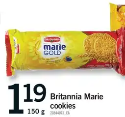 Fortinos BRITANNIA MARIE COOKIES, 150 g offer