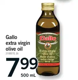Fortinos GALLO EXTRA VIRGIN OLIVE OIL, 500 mL offer