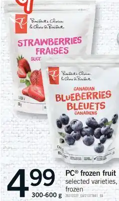 Fortinos PC FROZEN FRUIT, 300-600 G offer