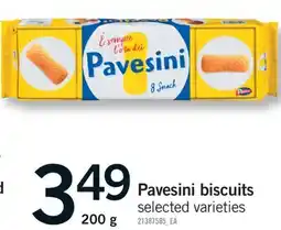 Fortinos PAVESINI BISCUITS, 200 g offer