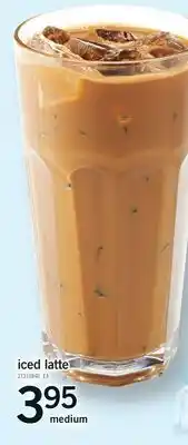 Fortinos ICED LATTE, medium offer