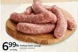 Fortinos FORTINOS FRESH SAUSAGE offer