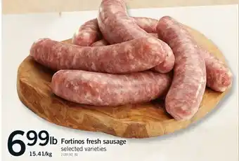 Fortinos FORTINOS FRESH SAUSAGE offer