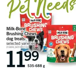 Fortinos MILK-BONE BRUSHING CHEWS DOG TREATS, 535-688 G offer