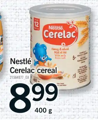Fortinos NESTLÉ CERELAC CEREAL, 400 g offer