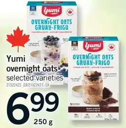 Fortinos YUMI OVERNIGHT OATS, 250 G offer