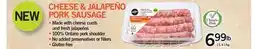 Fortinos CHEESE & JALAPEÑO PORK SAUSAGES offer