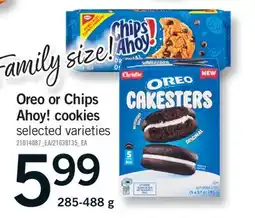 Fortinos OREO OR CHIPS AHOY! COOKIES, 285-488 G offer