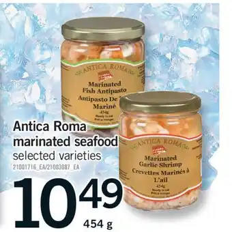 Fortinos ANTICA ROMA MARINATED SEAFOOD, 454 g offer