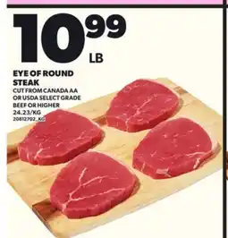 Loblaws EYE OF ROUND STEAK offer