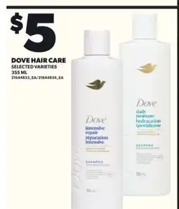 Loblaws DOVE HAIR CARE, 355ML offer