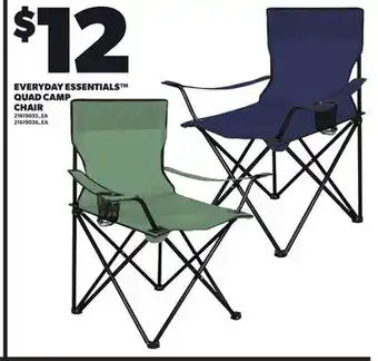 Loblaws EVERYDAY ESSENTIALS QUAD CAMP CHAIR offer