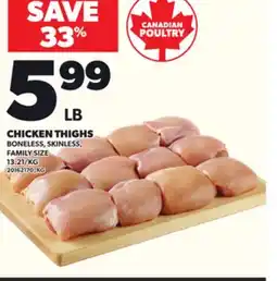 Loblaws CHICKEN THIGHS offer
