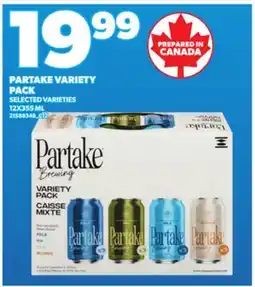 Loblaws PARTAKE VARIETY PACK 12X355ML offer