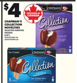 Loblaws CHAPMAN'S COLLECTION NOVELTIES, 6/8'S offer