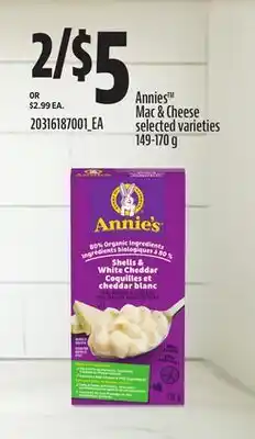 Loblaws ANNIES MAC & CHEESE, 149-170 G offer