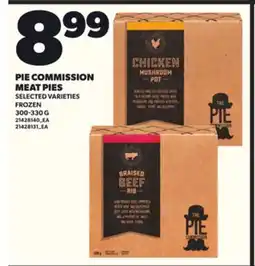 Loblaws PIE COMMISSION MEAT PIES, 300-330 G offer
