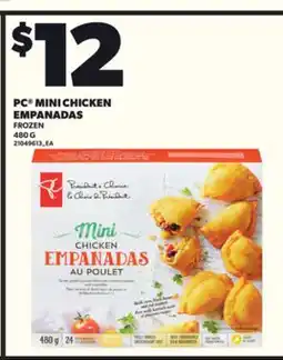 Loblaws PC MINI CHICKEN EMPANADAS, 480 G offer