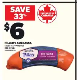 Loblaws PILLER'S KOLBASSA 250-375G offer