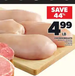 Loblaws CHICKEN BREASTS offer