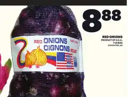 Loblaws RED ONIONS, 7LB BAG offer