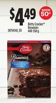 Loblaws BETTY CROCKER BROWNIES 440-550G offer