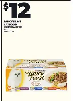 Loblaws FANCY FEAST CAT FOOD, 12'S offer