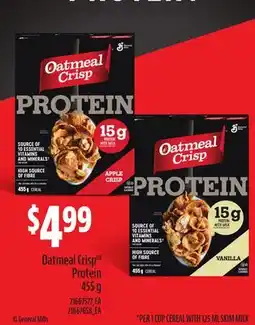 Loblaws OATMEAL CRISP PROTEIN, 455 g offer