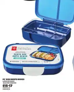 Loblaws PC KIDS BENTO BOXES offer